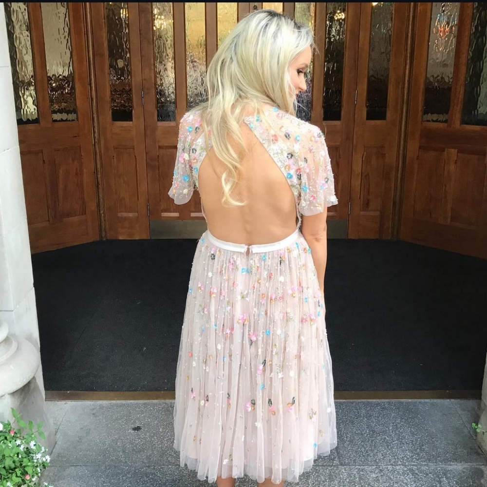 BHLDN Needle & Thread Starburst Dress fits size US 2 $600